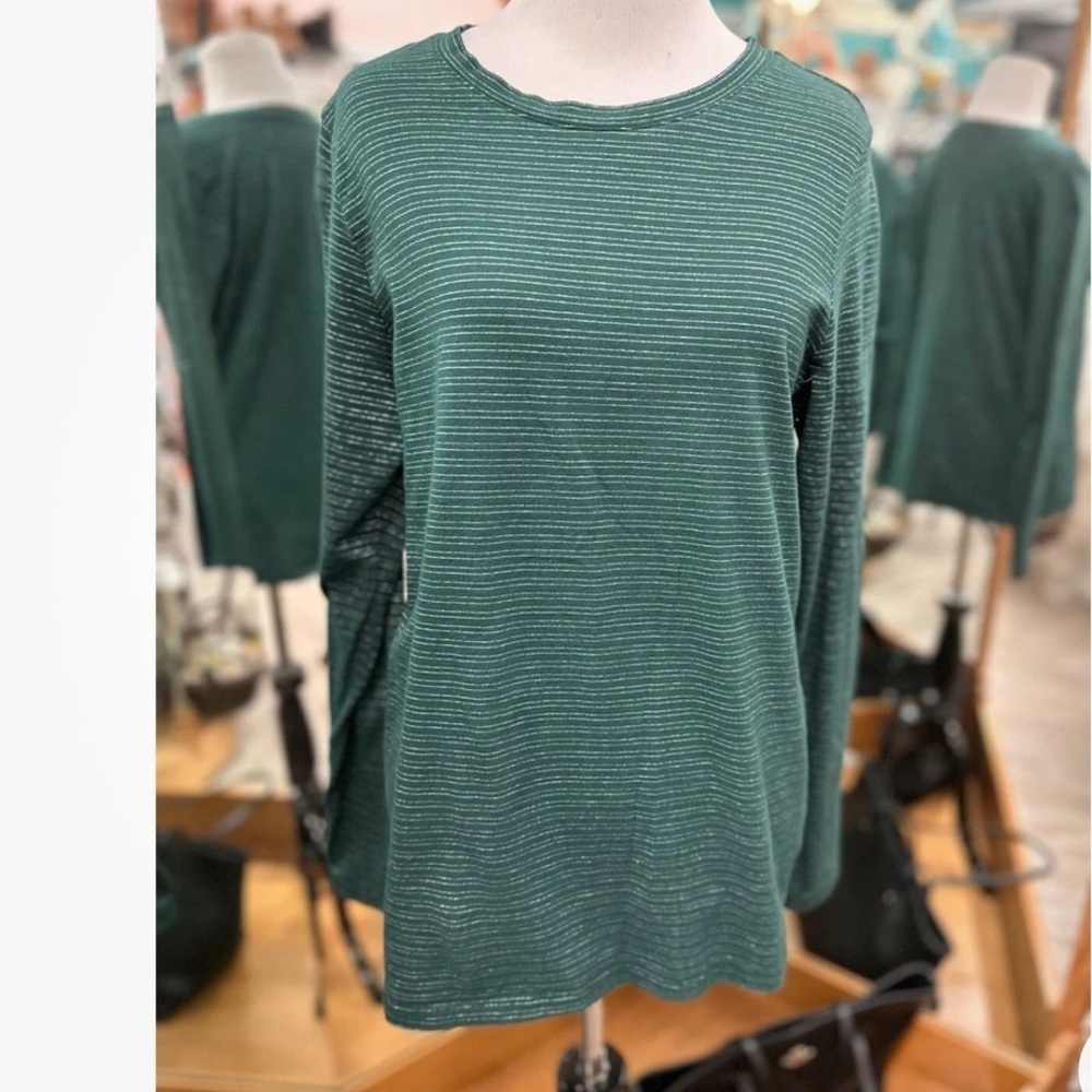 Sonoma Metallic Striped Everyday Tee Size XL